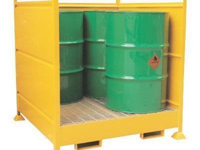 Stackable Drum Pallet. 3 Frame Sides. 1400X1400X1300mm.