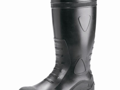 Safety Wellington PVC Water Resistant - Steel Toecap & Midsole. Size 7 Black