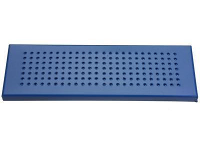 Mobile Safety Steps. Punched Metal Treads - 9 Step. Platform Height 2250mm