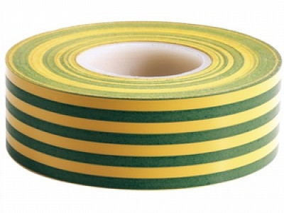 Tape Insulation PVC Yellow/Green 19mm x 20m