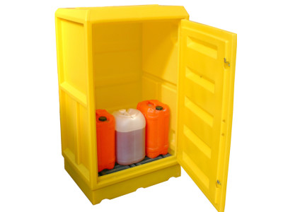 Bunded Cupboard PE 1 Shelf 92cm x 72cm x 152cm