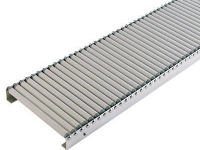 Alloy Track. 20mm Rollers Mild Steel Bearings. P30mm W 100mm