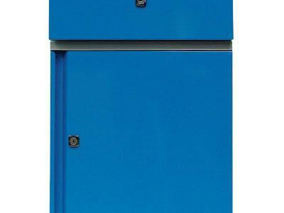 Drawer/Cupboard Unit. HxWxD 560 x 410 x 430mm. - Blue