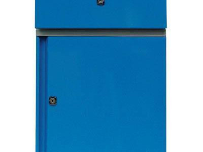 Drawer/Cupboard Unit. HxWxD 560 x 410 x 430mm. - Blue