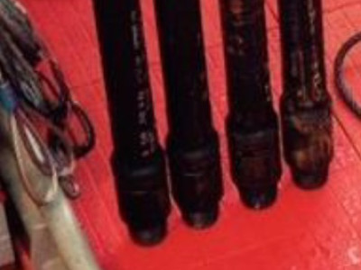 Drill Floor Set-Back Area Safety Mats, Pipemate Pyragrip Safety Surface, 38mm Thick, Red, 1m x 1m (custom made).