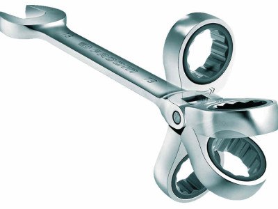 Combination Wrench Ratchet Hinged 15mm x 169mm Length Facom