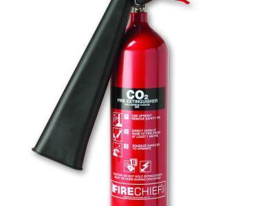 Firechief XTR 5kg CO2 Fire Extinguisher. H660x Dia 150mm.