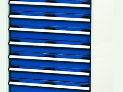 Drawer Cabinet with 10 Drawers-Bott Cubio. 650X650X1200mm. 40019075.11V.