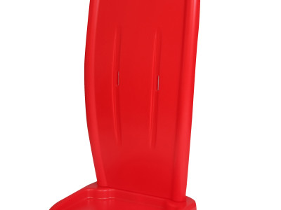 Moulded Two Part Single Stand. Red.