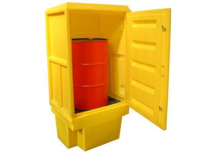 Drum Cupboard PE 205L 92cm x 72cm x 184cm