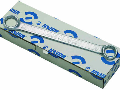 Flat Ring Spanner Set 8pc 6 x 7 - 20 x 22mm Unior