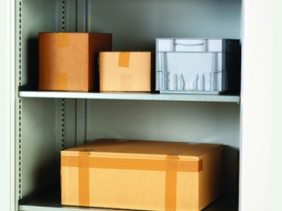 Roller Door Cupboard with 4 Shelves. H2000xW1300xD650mm. 40201013.11V