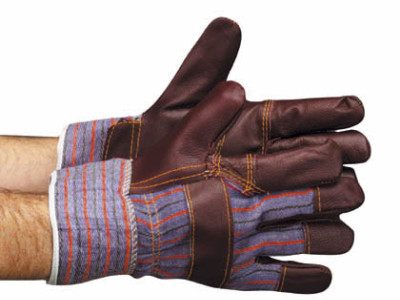 Rigger Gloves Standard Block Furniture Hide. Size 10