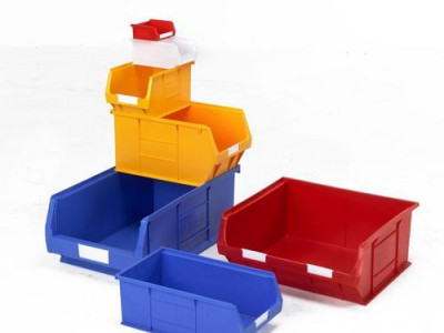 Polypropylene Bin - Single. Blue (TC5) 12.8 Litre Volume