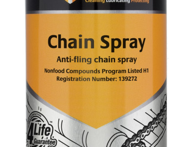 Tygris Chain Spray, Anti Fling, Anti Corrosion Additives, Non Toxic, 400ml