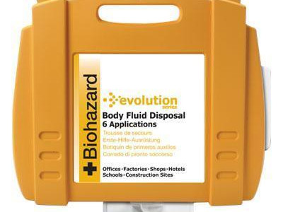 Body Fluid Kit - Standard. H147 x W230 x D81mm. 2 Applications