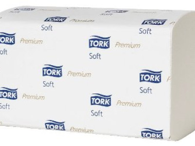Paper Towels Zigzag Fold - Tork 100277. Soft 2 Ply White Case of 3000