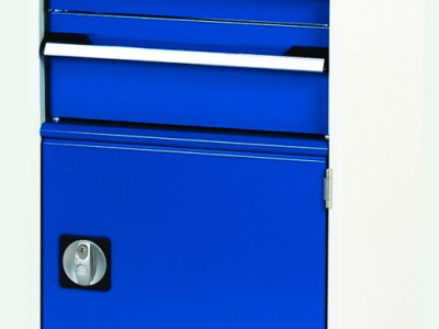 Drawer Cabinet with 2 Drawers 1 Cupboard-Bott Cubio. W525 x D650 x H800mm