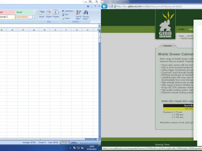 Mobile Drawer Cabinet with 4 Drawers-Bott Cubio. 40402023.11V.