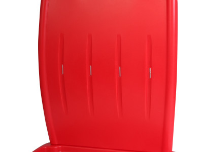 Moulded Two Part Double Stand. Red.