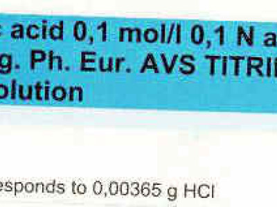 Hydrochloric AC 0,1M/ 0,1N Pheur Titrinorm 1 L
