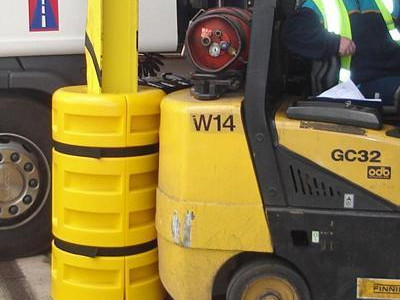 Column Protector. H1000 x Dia435mm. 160mm Aperture