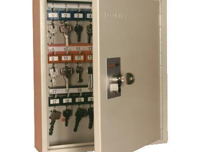 Euro Key Cabinet. H355 x W300x D80mm. 48 Key Capacity