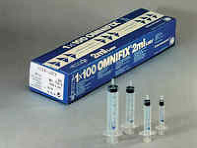 Syringe Omnifix Luer 3 Pieces 50ml Sterile 1ml Division