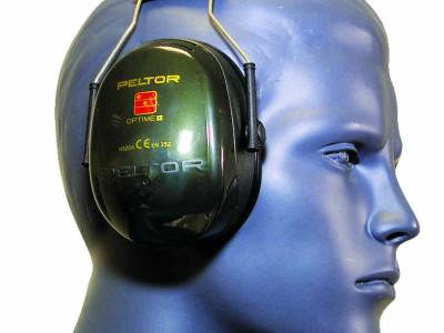 Ear Defenders Headband GreenBlack Optime 2 H520A Peltor