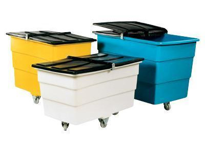 Tidy Truck. L1160 x W750 x H980mm. 500L Capacity. Yellow