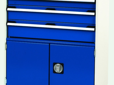 Drawer Cabinet with 3 Drawers & Cupboard-Bott Cubio. W800 x D525 x H900mm