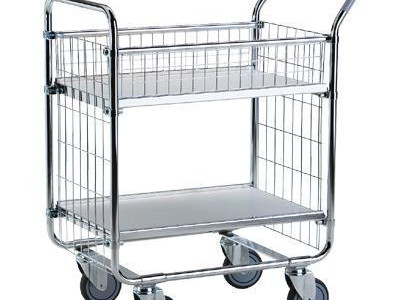 Chrome Shelf Trolley O/A L940 x W460 x H800mm