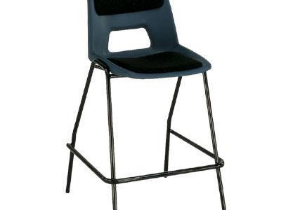 High Stool - Polypropylene. H725mm. Black