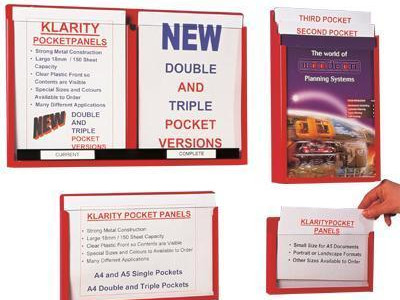 Document Holder - Steel. Vertical. A5. 1 Pocket. H153 x W230mm