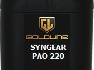 Goldline Syngear PAO 220 Gear Oil. 25 Litre Drum.