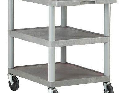Plastic Shelf Trolley - 3 Shelf LxWxH 610 x 458 x 840mm