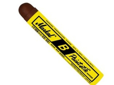Paintstik Cold Surface Marker Type B-Markal Brown (Box of 12)