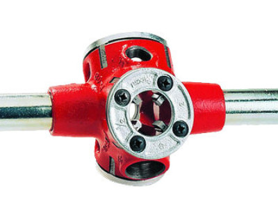 3-Way Pipe Threader BSPT 12, 34, 1