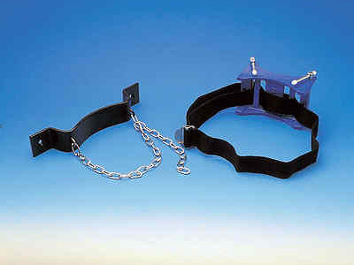 Gas Cylinder Support Wall Mounted Nylon Coated Steel Bracket Cylinder 230mm Dia