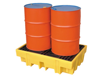 Spill Pallet PE 2 Drum HD 122cm x 86cm x 33cm