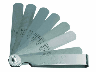 Feeler Gauge Set Imperial 25 Blade x 85mm 0.0015 - 0.040