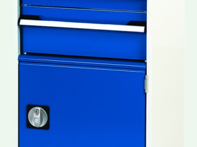 Drawer Cabinet with 1 Cupboard 2 Drawers-Bott Cubio. W525 x D525 x H800mm