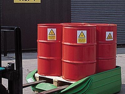 Spilguard Pallet Converter. Holds 4 Drums. H440 x W1300 x D1500mm