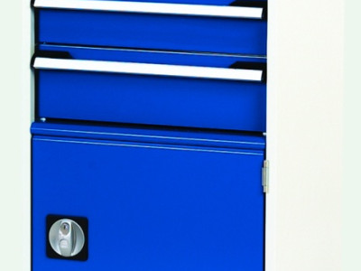 Drawer Cabinet with 3 Drawers 1 Cupboard-Bott Cubio. W525 x D650 x H900mm