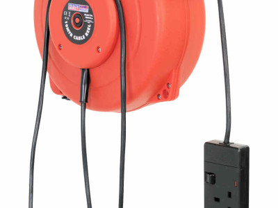 Retractable Cable Reels-Sealey. Length: 15m. Cable Size: 1.5mm?.
