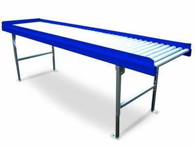 Gravity Roller Conveyor - Steel. Pitch 75mm, Width 750mm. 85kg Capacity