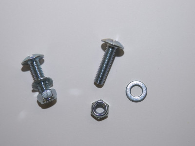 Fitting & Installation Hardware, Bolt/Nut/Washer, Galvanised, M8 x 30mm