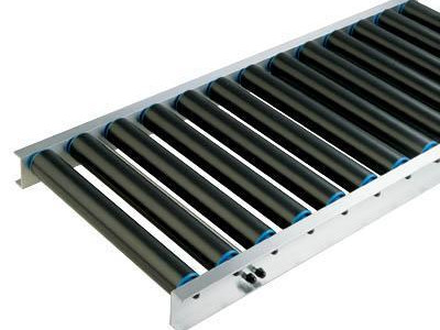 Alloy Medium Duty Track. 50mm Rollers Mild Steel Bearings. 400mm Track Width