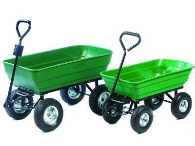 Tipping Truck Barrow. 500mm Wheel Dia: H1180 x W580 x D630mm. 400kg Capacity