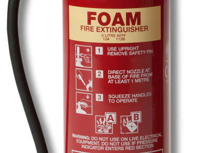Firechief XTR 6L Foam Fire Extinguisher. H505 x Dia 165mm.